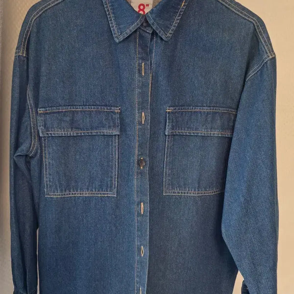 [BUNJANG] G-Dragon x 8seconds Collaboration Denim Shirt / 지드래곤 에잇세컨즈 청남방