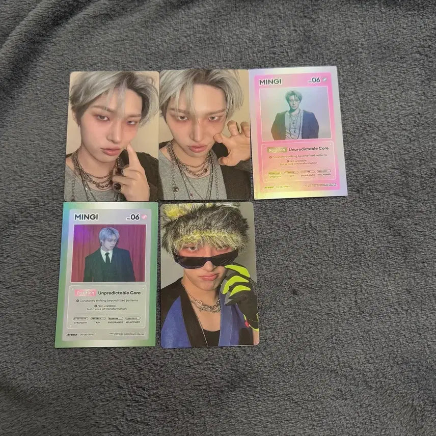 [BUNJANG] ATEEZ Mingi Golden Hour: Part.5 Album Bundle Set Photocard / 에이티즈 민기 앨범 포카 일괄 골든아워5