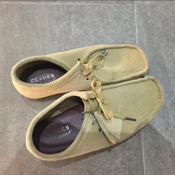 [BUNJANG] Clarks Wallabee Suede Shoes Beige 265 / 클락스 왈라비 265
