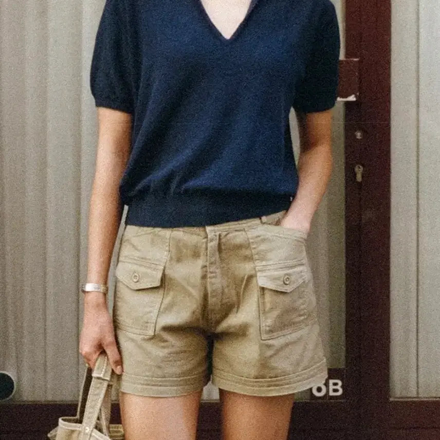 [BUNJANG] Urbanic poolside knit navy / 얼바닉 풀사이드 니트 네이비