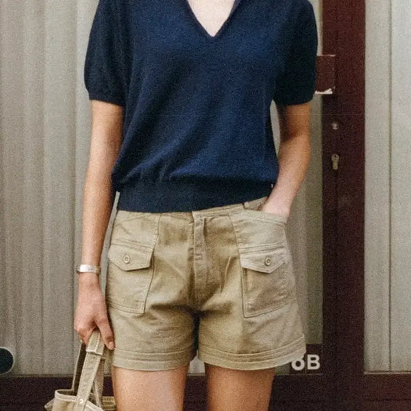 [BUNJANG] Urbanic poolside knit navy / 얼바닉 풀사이드 니트 네이비