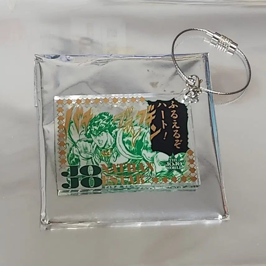 [BUNJANG] JoJo's Bizarre Adventure Jonathan Joestar Wire Acrylic Keychain / 죠죠 1부 죠나단 죠스타 와이어 아크릴 키링 죠죠월드 죠죠의 기묘한 모험