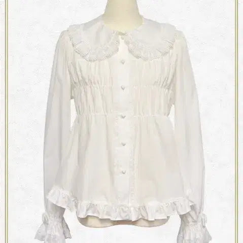 [BUNJANG] Baby The Stars Shine Bright Doll Blouse White / BABY THE STARS SHINE BRIGHT 베이비더스타샤인 베이비돌 블라우스 화이트 로리타 엔젤릭 프리티