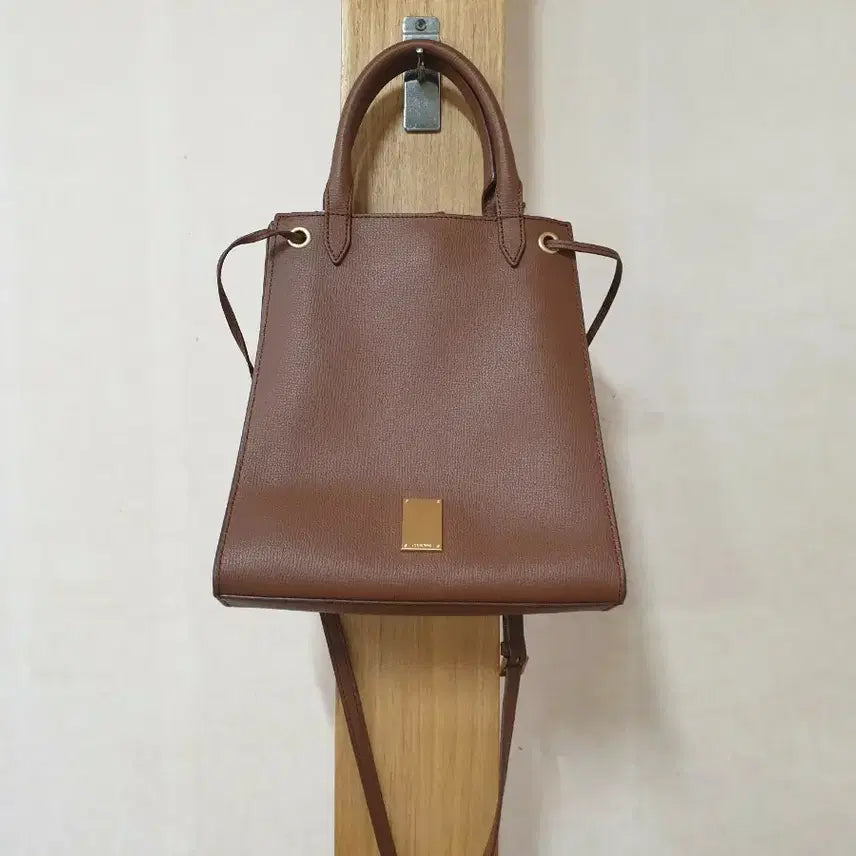[BUNJANG] Couronne Swing Bag Large Brown Tote Shoulder Bag / 쿠론 스윙백 브라운