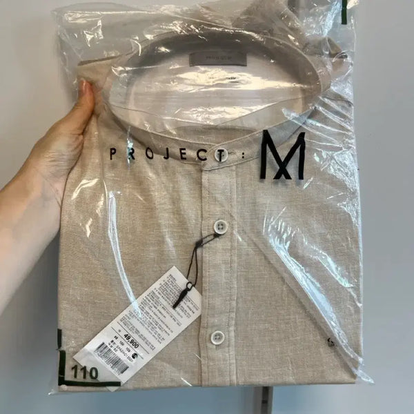 [BUNJANG] Project M Linen Shirt (New) / 프로젝트엠 린넨셔츠(새제품)