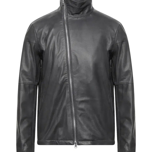 [BUNJANG] Street Leathers Asymmetrical Zip Leather Jacket / Street Leathers     비대칭 집업 가죽자켓