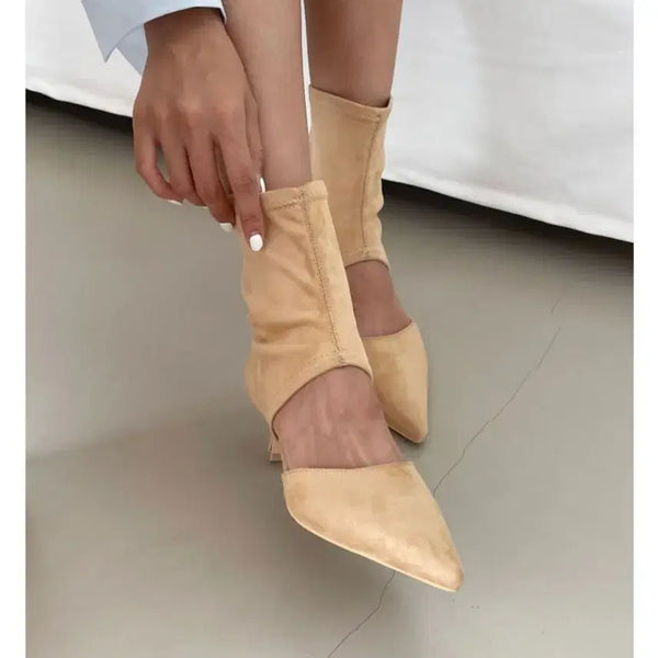 [BUNJANG] Suede Ankle Boots / 스웨이드 앵클 부츠(새상품)신상.팔로우특가