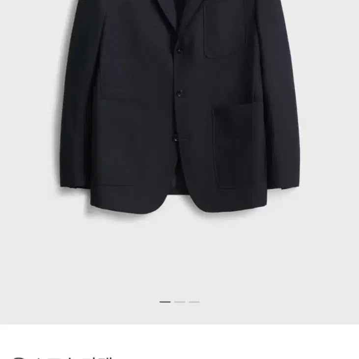 [BUNJANG] Pottery Wool Sports Jacket Dark Navy / 포터리 울 스포츠자켓 다크네이비 [3]
