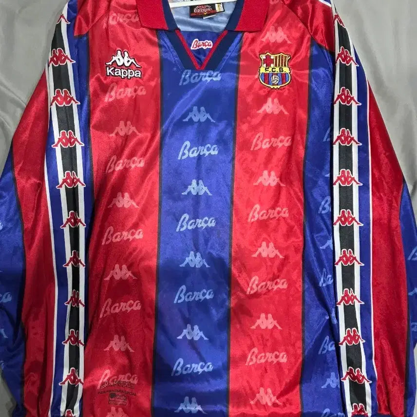 [BUNJANG] FC Barcelona Hristo Stoichkov 1995-1997 Long Sleeve Jersey / 95-97 바르셀로나 긴팔 스토이치코프