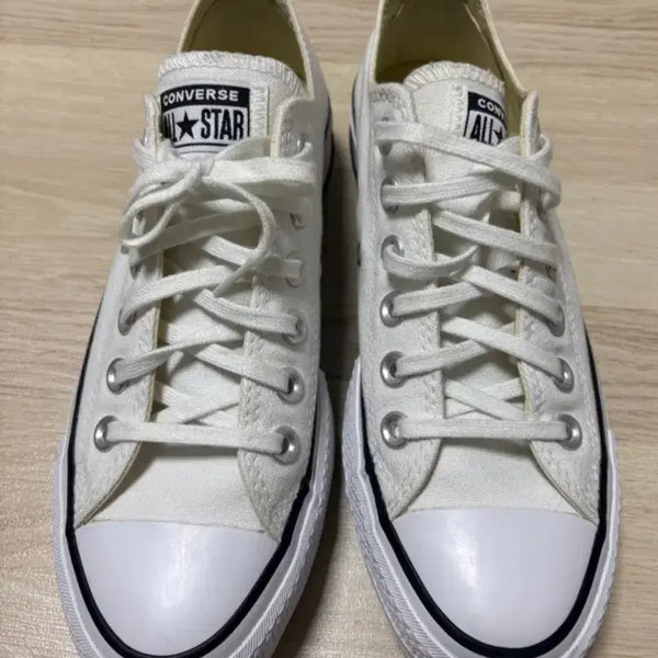 [BUNJANG] Converse Chuck Taylor All Star Sneakers (White) / 235. 정품).컨버스 척테일러 올스타 흰색. 실착용1회   스니커즈.