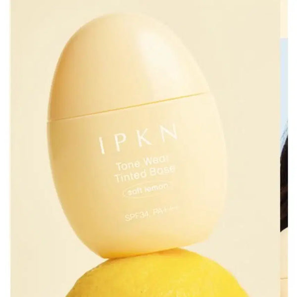 [BUNJANG] IPKN Tone Wear Tinted Base Soft Lemon / 입큰 톤 웨어 틴티드 베이스 소프트 레몬