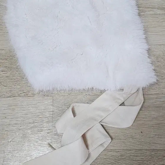[BUNJANG] Ivory Fur Bonnet / 퍼  아이보리 보닛