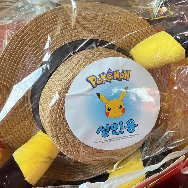 [BUNJANG] Pokemon Starlight Paradise Pikachu Straw Hat Adult Sealed / 포켓몬 별빛낙원 피카츄 밀짚모자 성인용 미개봉