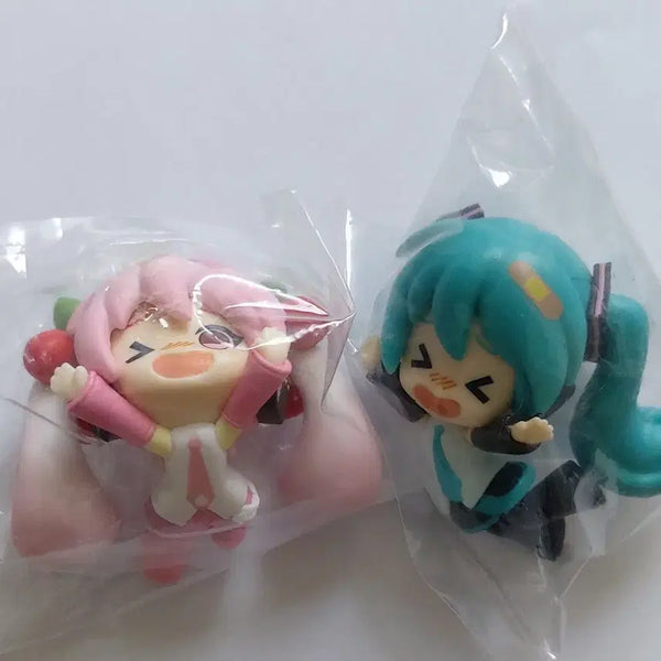 [BUNJANG] Vocaloid Sakura Miku Kōdan Sutekororin Gacha Figure Bundle Set / 일괄) 하츠네 미쿠 꽈당 스테코로린 가챠 피규어 사쿠라미쿠 보컬로이드 보카로