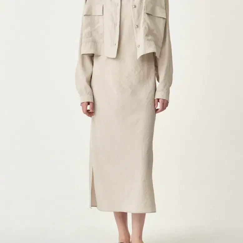 [BUNJANG] The Cashmere Krinkle One-Piece Dress / 24 더캐시미어 크링클 원피스