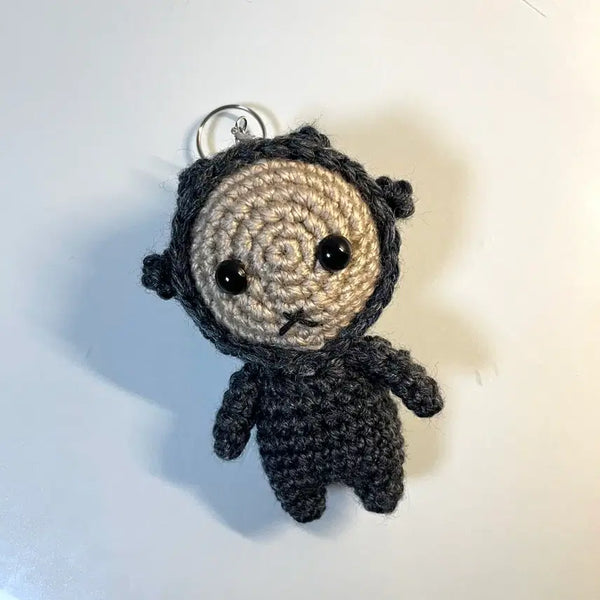 [BUNJANG] Donggung Kkeomeoksali Handmade Knitted Keychain Doll / 동궁 꺼먹살이 키링 인형