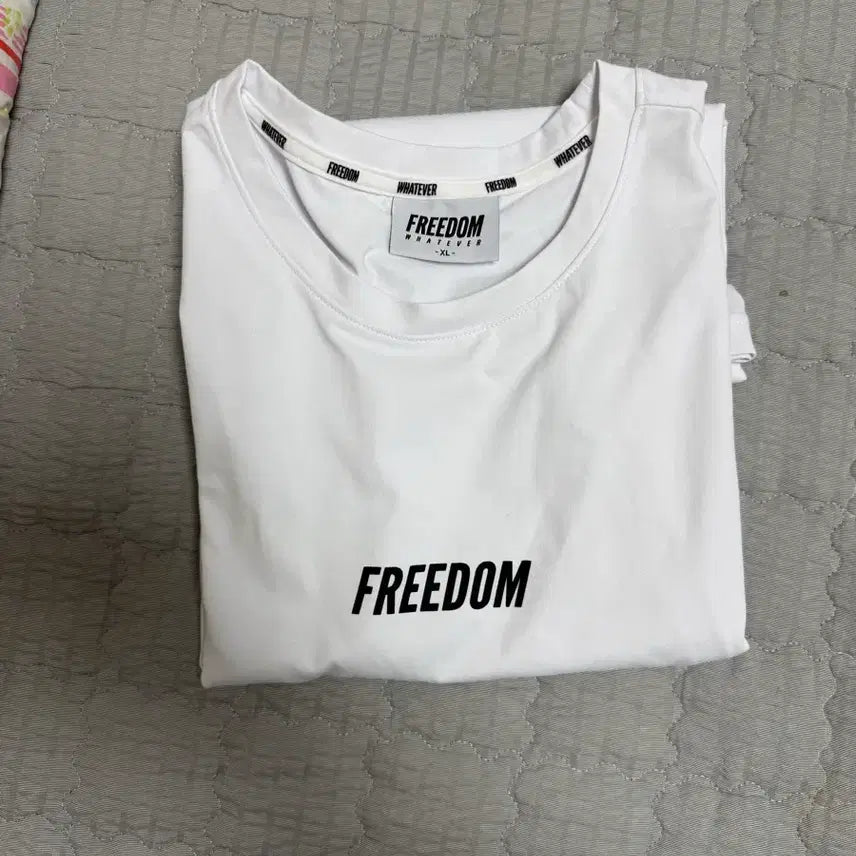 [BUNJANG] Freedom Oversized T-Shirt White XL / 프리덤 오버핏 티셔츠 흰색 XL