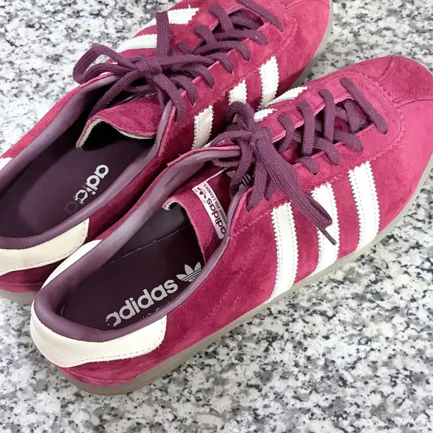 [BUNJANG] Adidas Bermuda Collegiate Burgundy Sneakers / 아디다스 버뮤다 컬리지 버건디