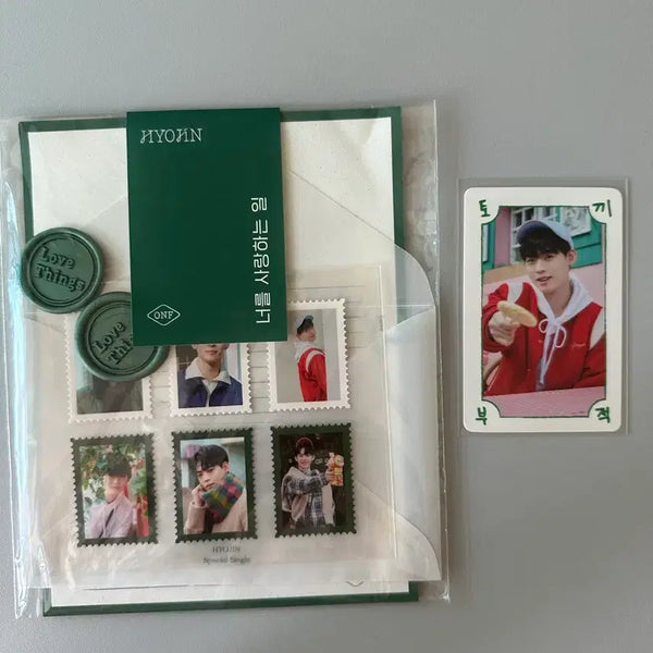 [BUNJANG] ONF Hyojin "Your Name Is Like A Flower" Stationery Set / 온앤오프 효진 너사일 편지지세트