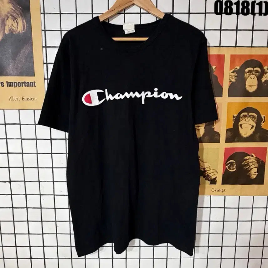 [BUNJANG] Champion Logo T-Shirt Size L / 챔피온 반팔 티셔츠 L 0818