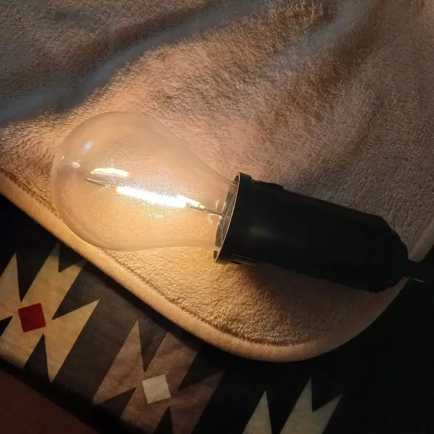 [BUNJANG] Portable LED Bulb Solar & USB Rechargeable Camping Lantern / 휴대용 LED 전구 솔라 충전 캠핑등