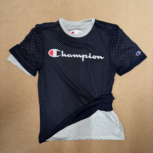 [BUNJANG] Champion Reversible Mesh Short Sleeve T-Shirt (S) / 챔피온 리버시블 메쉬 반팔 (S)