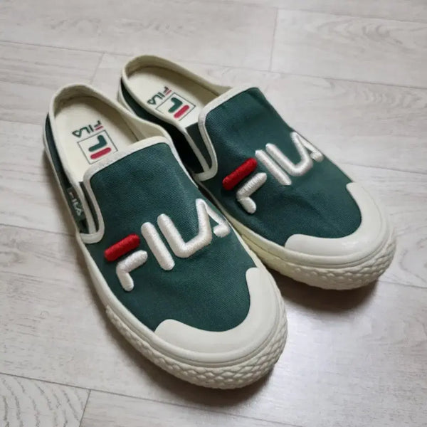 [BUNJANG] Fila Mule Sneakers Green / 휠라 뮬 스니커즈 그린 240
