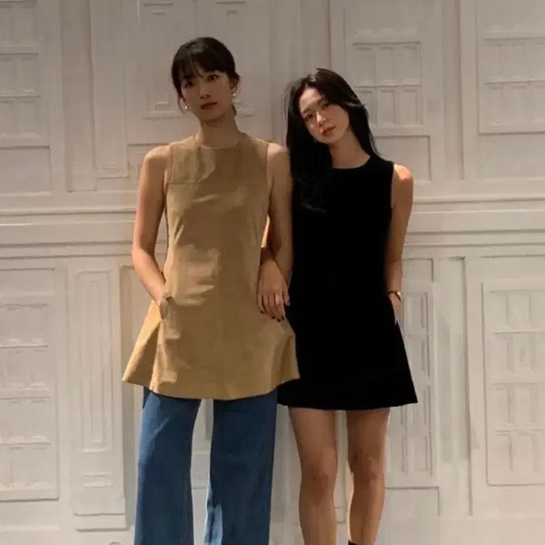[BUNJANG] STU Suede Mini Dress / stu 스웨이드 미니원피스 드레스