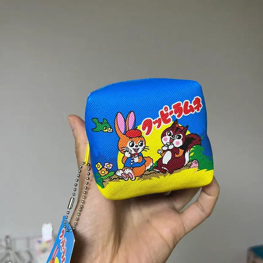 [BUNJANG] Kupira Ramune Square Pouch / 쿠피라무네 사각 파우치 택달림