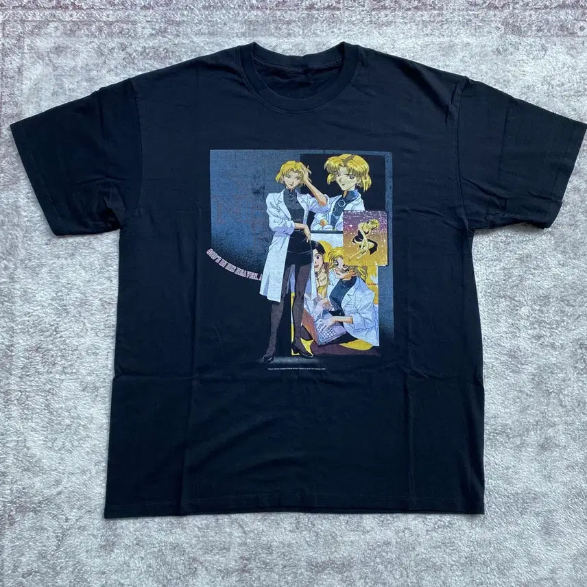 [BUNJANG] Evangelion Bootleg Animation T-Shirt / 에반게리온 부틀렉 애니메이션 티셔츠 애니티