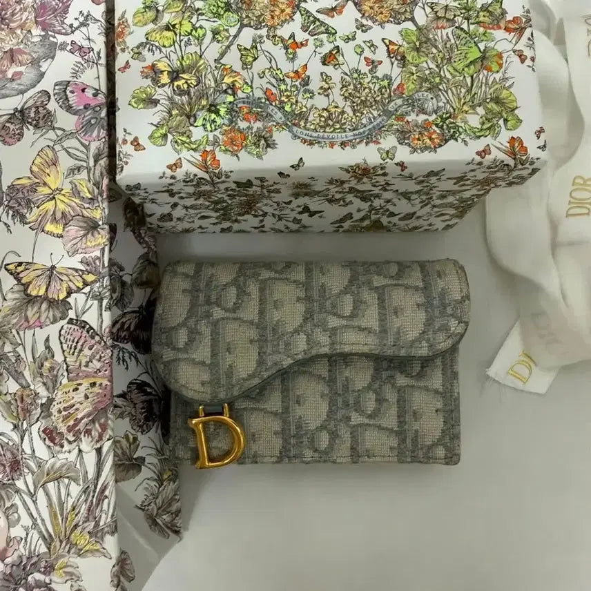 [BUNJANG] Dior Oblique Saddle Card Holder / 디올 오블리크 새들 카드지갑
