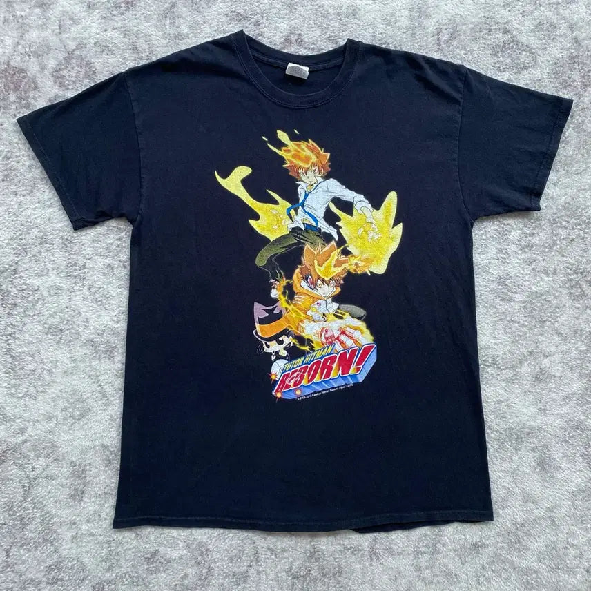 [BUNJANG] Reborn! Anime Bootleg T-Shirt / 가정교사 히트맨 리본 부틀렉 애니메이션 티셔츠 애니티