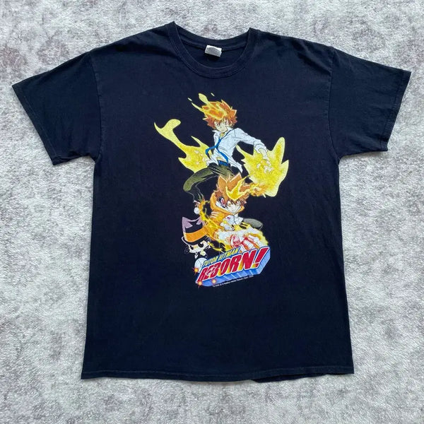 [BUNJANG] Reborn! Anime Bootleg T-Shirt / 가정교사 히트맨 리본 부틀렉 애니메이션 티셔츠 애니티