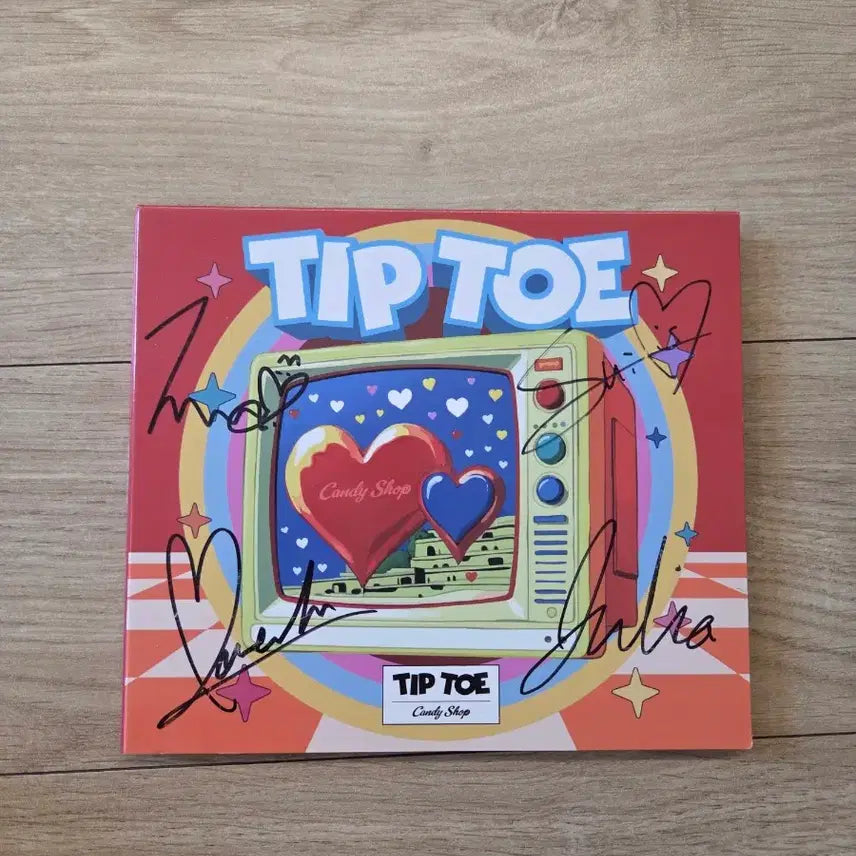 [BUNJANG] Candy Shop TIP TOE Candy Shop Autographed Album Photocard / 캔디샵 팁토 TIP TOE candy shop 친필싸인 사인 비매 앨범 kpop 포카