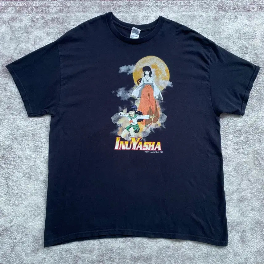 [BUNJANG] Inuyasha Bootleg Anime T-Shirt / 이누야샤 부틀렉 애니메이션 티셔츠 애니티