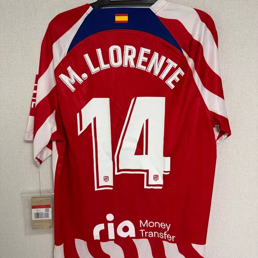 [BUNJANG] Atletico Madrid 22/23 Home Marcos Llorente #14 Jersey / 아틀레티코 마드리드 22/23 홈 요렌테 유니폼