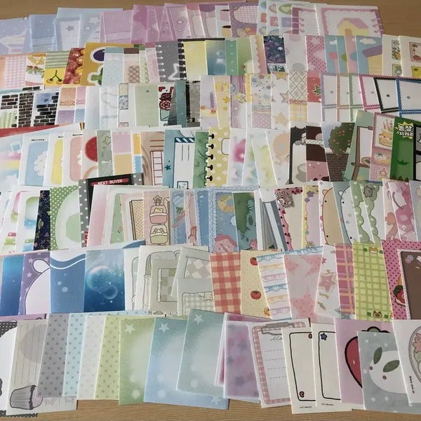 [BUNJANG] 190 Unrepeated Kraft Paper Sheets Bundle Set / 무중복모조지190장일괄