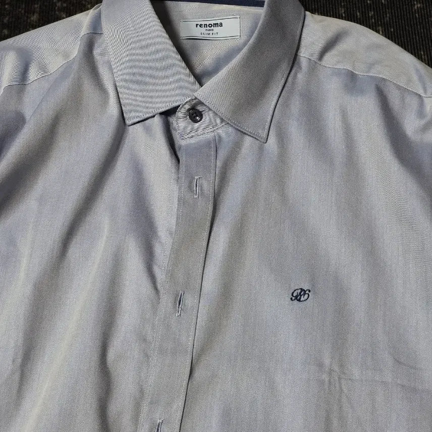 [BUNJANG] Renoma Slim Fit Blue Shirt Size 110 / [보관만한 새상품] 레노마 슬림핏 셔츠 블루 110 사이즈