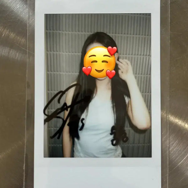 [BUNJANG] TripleS Soomin Signed Polaroid / 트리플에스 수민 (숨숭 낙서) 싸인폴라로이드