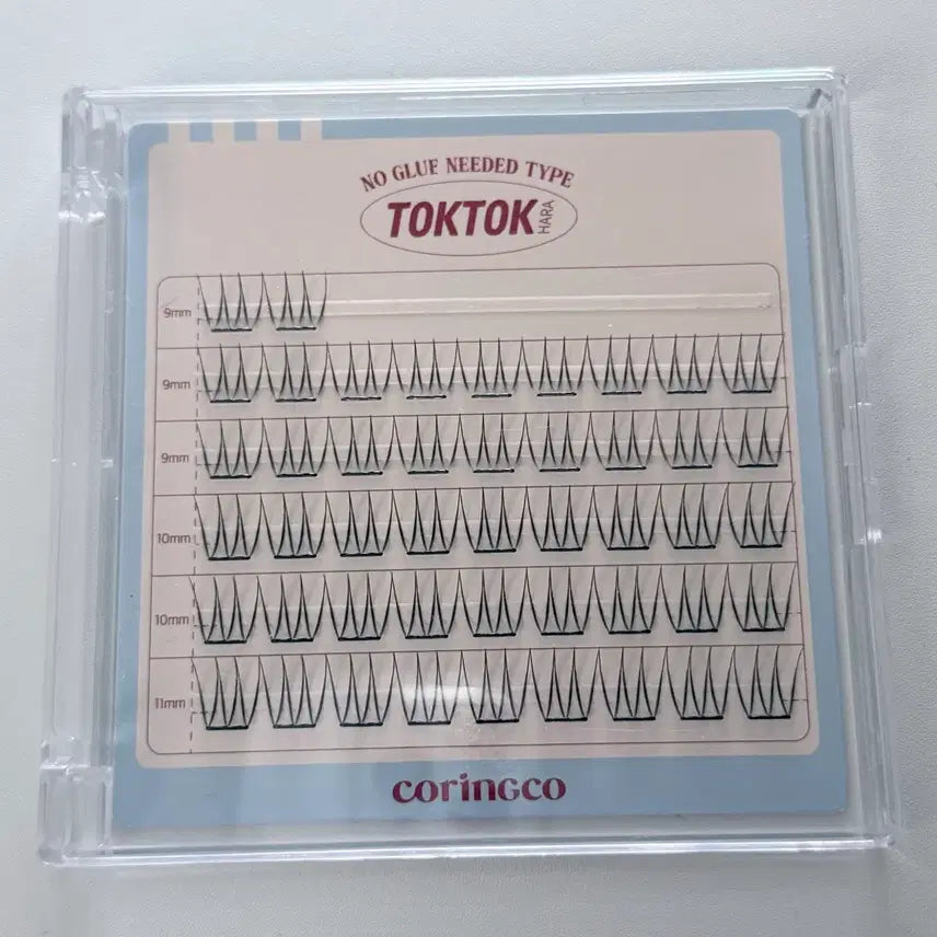 [BUNJANG] Coringco Tok Tok Hara No-Glue Eyelashes Pure / 코링코 톡톡하라 노글루 속눈썹 퓨어