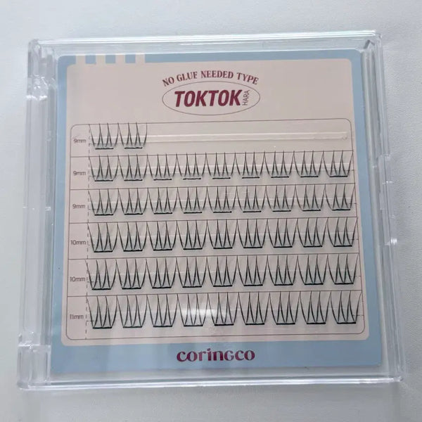 [BUNJANG] Coringco Tok Tok Hara No-Glue Eyelashes Pure / 코링코 톡톡하라 노글루 속눈썹 퓨어