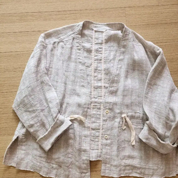 [BUNJANG] Community Linen Jacket / 커뮤니티 린넨 자켓