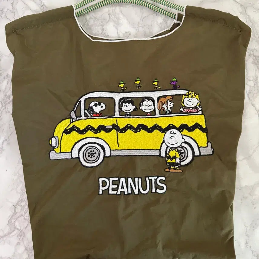 [BUNJANG] Ball & Chain Snoopy Bus Eco Bag / 볼앤체인 스누피 버스 에코백