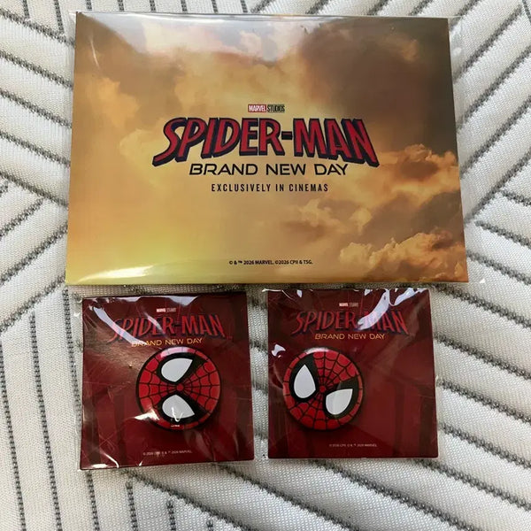 [BUNJANG] Spider-Man Film Set & 2 Badges / 스파이더맨 특전 (필름,뱃지 2개 세트)