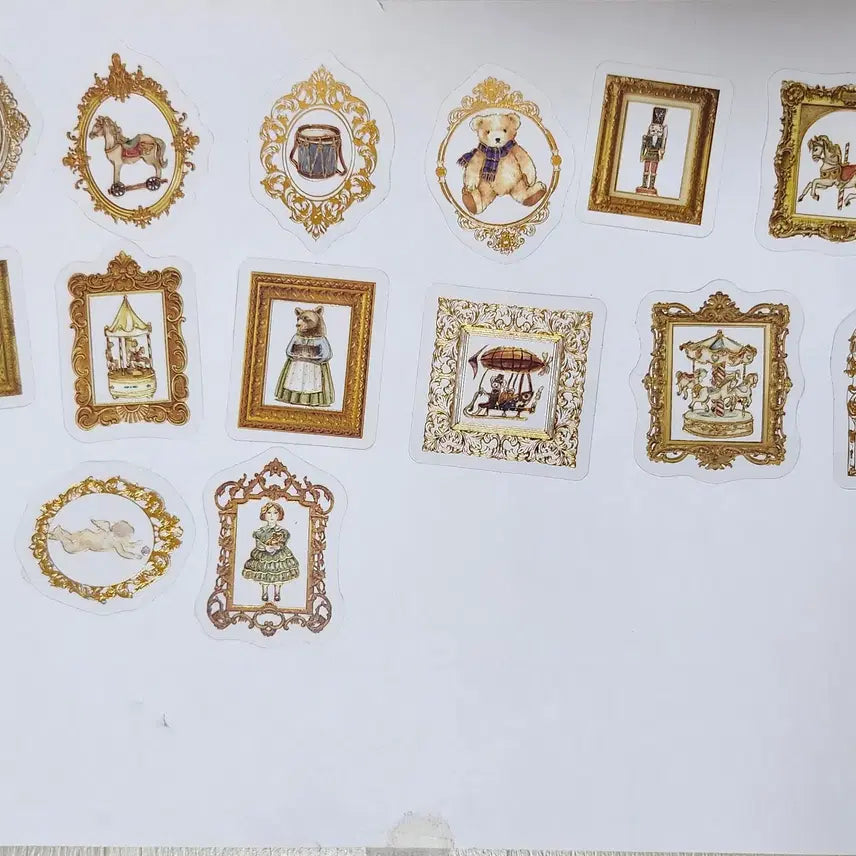 [BUNJANG] Vintage Deco Stickers / 다꾸 빈티지 스티커