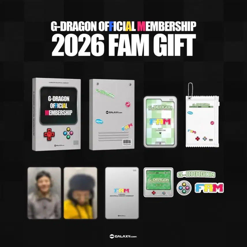 [BUNJANG] G-Dragon Official Membership FAM KIT Full Set / 지드래곤 권지용 GD 오피셜 멤버십 FAM KIT 팸 키트 풀세트