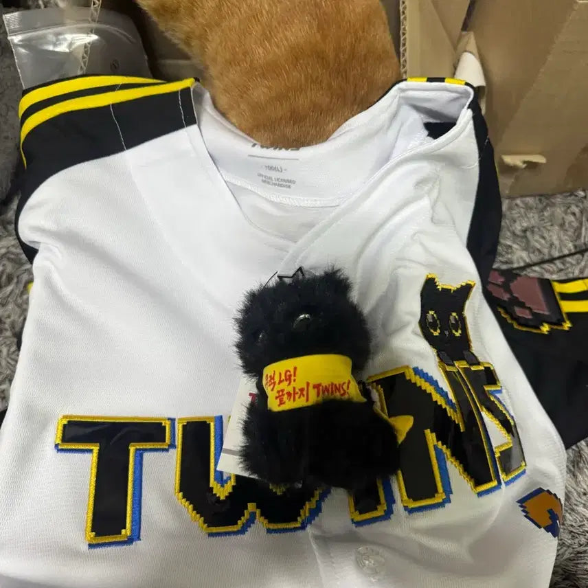 [BUNJANG] LG Twins Moon Bo-kyung Player Edition Baseball Jersey (Size 100) / 엘지 네로 유니폼 판매