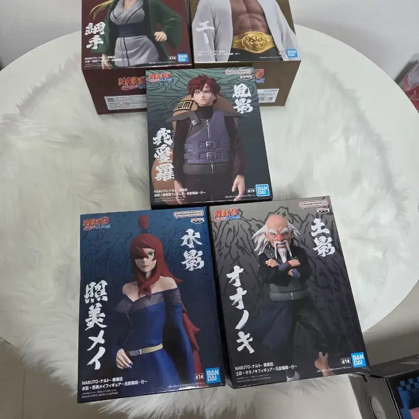 [BUNJANG] Naruto Five Kage Gathering Figure Set / 나루토 오카게 집결 피규어 5종