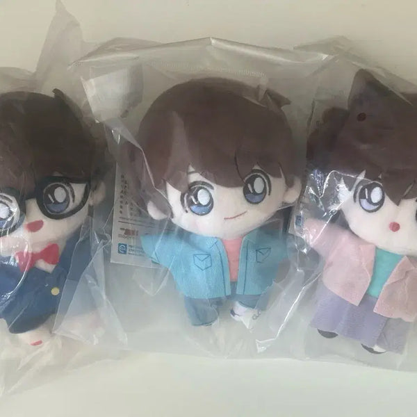 [BUNJANG] Detective Conan Official Chinese Plush Set (Conan, Shinichi, Ran) / [일괄] 명탐정 코난 중국 공식 누이 진홍의 연가