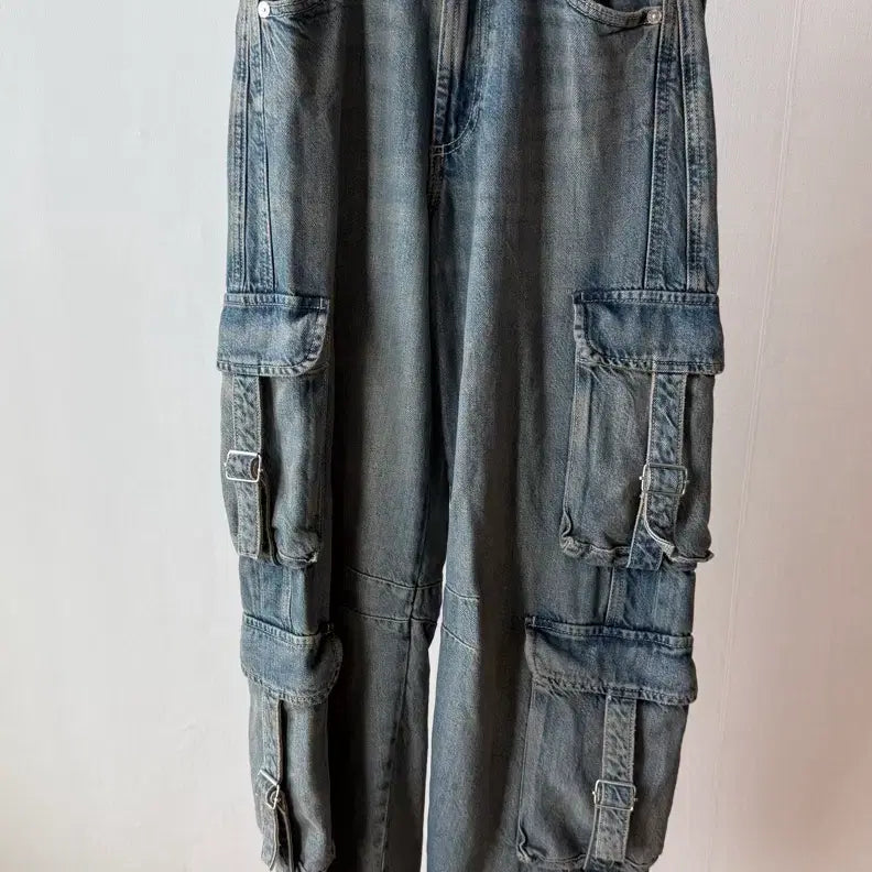 [BUNJANG] Zara Cargo Denim Pants / 자라 카고 데님팬츠
